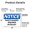 Signmission 12 in Height, 18 in Width, Plastic, Rectangle OS-2PACK-NS-P-1218-L-18180 - alternate 7